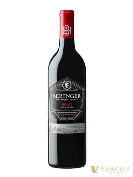 Rượu vang Beringer Founder’s Estate Merlot – Hoa Kỳ, 750ml