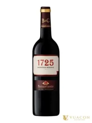 Rượu vang B&G 1725 Bordeaux Reserve Rouge – Pháp, 750ml