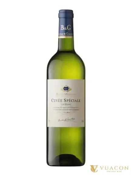 Rượu vang B&G Cuvee Speciale Vin Blanc – Bordeaux, Pháp, 750ml