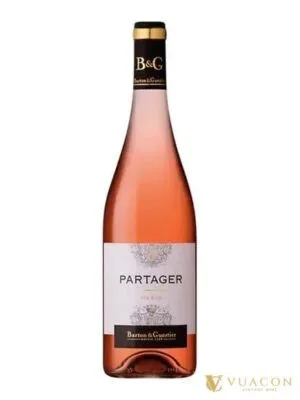 Rượu vang B&G Partager Vin Rose – Pháp, 750ml