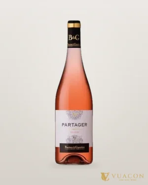 Rượu vang B&G Partager Vin Rose – chai chính hãng tại Vua Cồn