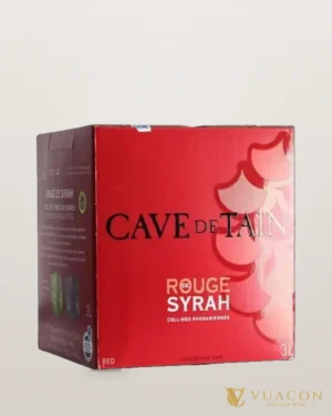 Rượu vang bịch Cave de Tain Syrah – chai chính hãng tại Vua Cồn