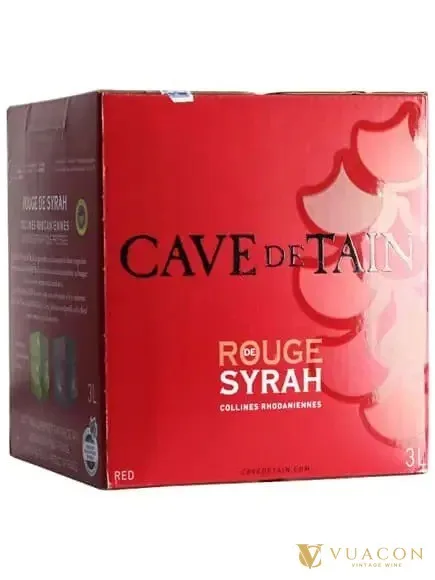 Rượu vang bịch Cave de Tain Syrah – Pháp, 3000ml
