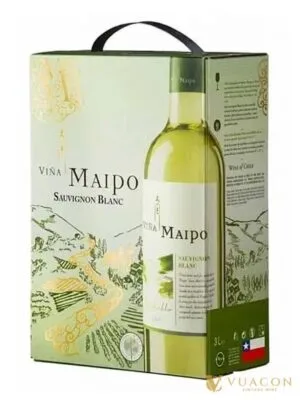 Rượu vang bịch VINA MAIPO Sauvignon Blanc 3L – Chile, 3000ml