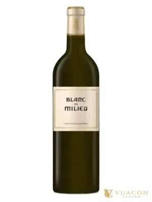 Rượu vang Blanc Du Milieu – Bordeaux, Pháp, 750ml