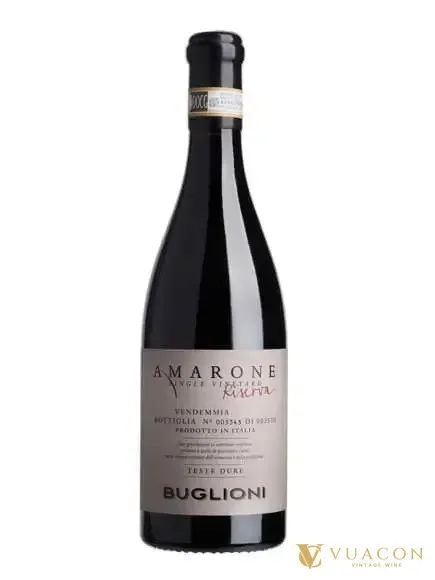 Rượu vang Buglioni Amarone Riserva Teste Dure – Ý, 750ml