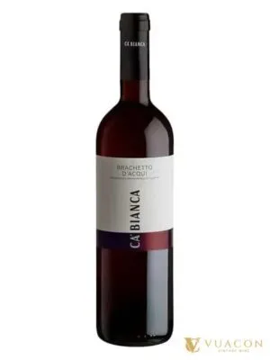 Rượu vang Ca’Bianca Brachetto – Ý, 750ml