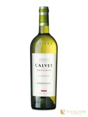 Rượu vang Calvet Reserve Sauvignon Blanc – Bordeaux – Pháp, 750ml