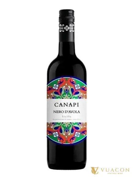 Rượu vang Canapi Nero d’Avola – Sicily, Ý, 750ml