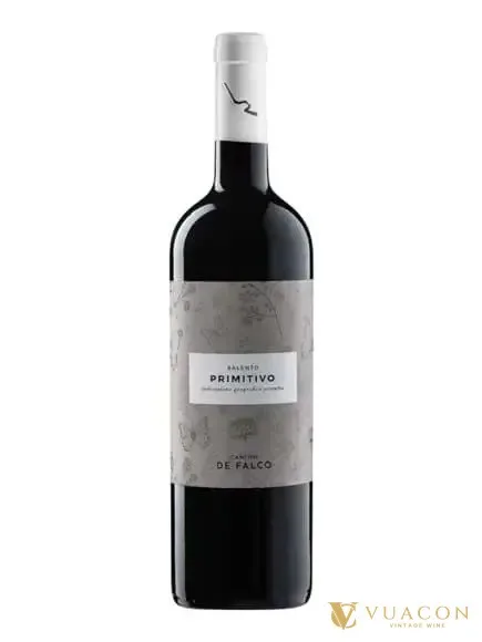 Rượu vang Cantine De Falco Primitivo IGP – Ý, 750ml