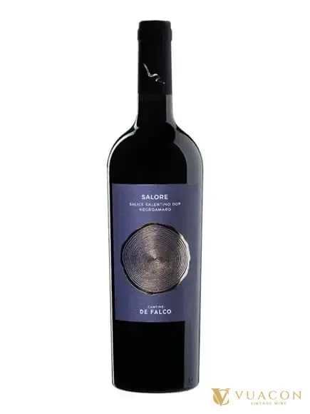Rượu vang Cantine De Falco SALORE Salice Salentino DOP Negroamaro – Puglia, Ý, 750ml