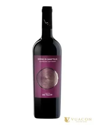 Rượu vang Cantine De Falco Serre di Sant’Elia Squinzano DOP Negroamaro Malvasia Nera – Puglia, Ý, 750ml