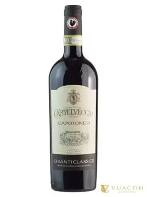 Rượu vang Castelvecchi Chianti Classico Capotondo – Toscana, Ý, 750ml