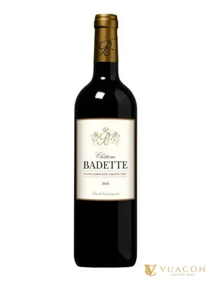 Rượu vang Chateau Badette – Bordeaux, Pháp, 750ml