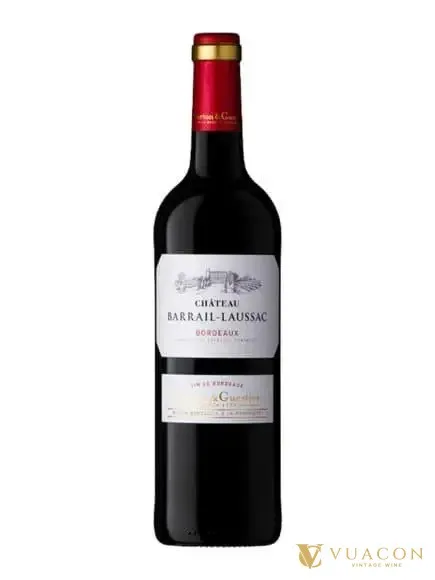 Rượu vang Chateau Barrail – Laussac Rouge – Bordeaux, Pháp, 750ml
