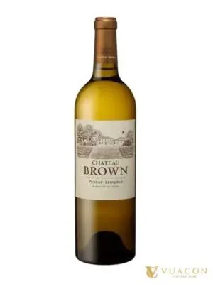 Rượu vang Chateau Brown Blanc – Bordeaux, Pháp, 750ml