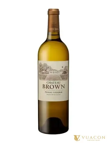Rượu vang Chateau Brown Blanc – Bordeaux, Pháp, 750ml
