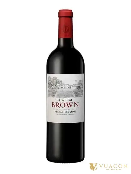 Rượu vang Chateau Brown Red – Bordeaux, Pháp, 750ml