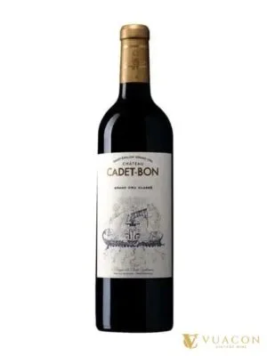 Rượu vang Chateau Cadet Bon – Bordeaux, Pháp, 750ml