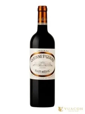Rượu vang Chateau Caronne Ste Gemme – Bordeaux, Pháp, 750ml
