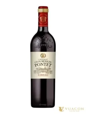 Rượu vang Chateau Clos Moulin Pontet Bordeaux – Pháp, 750ml
