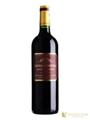 Rượu vang Chateau de Tabuteau – Bordeaux, Pháp, 750ml