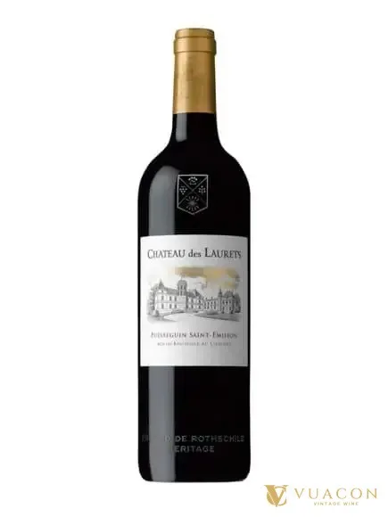 Rượu vang Chateau des Laurets – Bordeaux, Pháp, 750ml