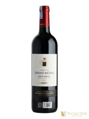 Rượu vang Chateau Grand Medoc – Bordeaux, Pháp, 750ml