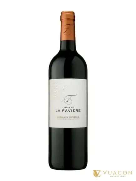 Rượu vang Chateau La Faviere – Bordeaux, Pháp, 750ml