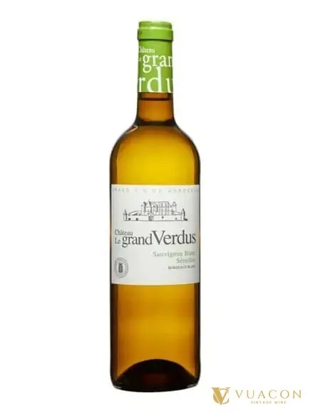 Rượu vang Chateau Le Grand Verdus White – Bordeaux, Pháp, 750ml