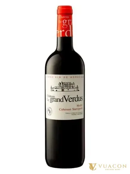 Rượu vang Chateau Le Grand Verdus – Bordeaux, Pháp, 750ml