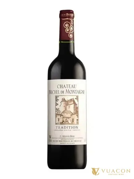 Rượu vang Chateau Michel de Montaigne Tradition – Pháp, 750ml