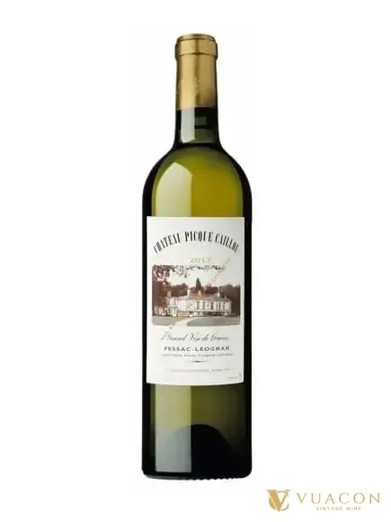 Rượu vang Chateau Picque Caillou White – Bordeaux, Pháp, 750ml