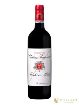 Rượu vang Chateau Poujeaux – Bordeaux, Pháp, 750ml