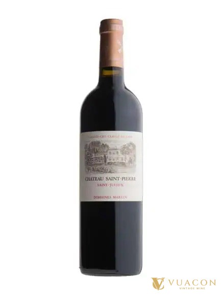 Vang Bordeaux tả ngạn Chateau Saint Pierre Saint-Julien hạng tư 1855