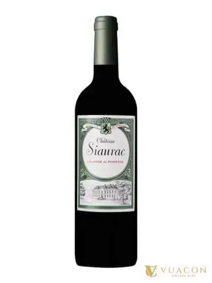Rượu vang Chateau Siaurac – Bordeaux, Pháp, 750ml