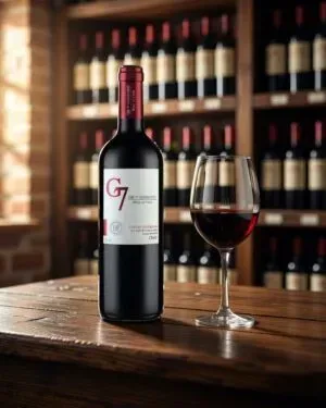 Rượu vang Chile G7 Cabernet Sauvignon – 750ml (ảnh bối cảnh)