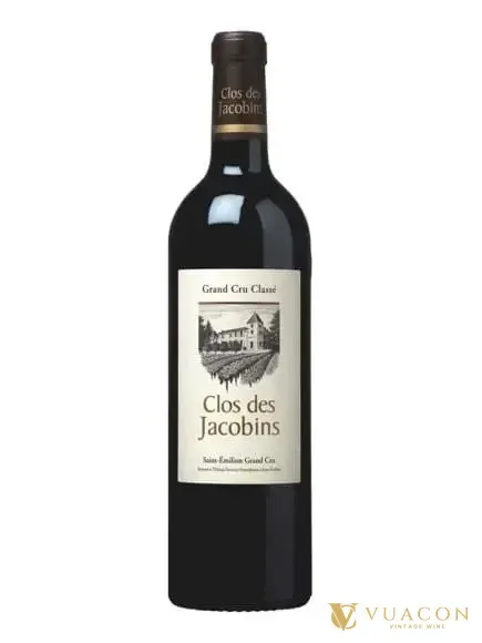 Rượu vang Clos des Jacobins – Bordeaux, Pháp, 750ml