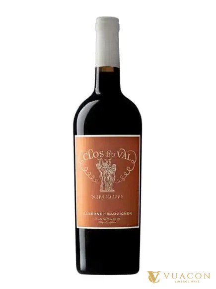 Rượu vang Mỹ Clos du Val Cabernet Sauvignon Napa Valley nhãn cam