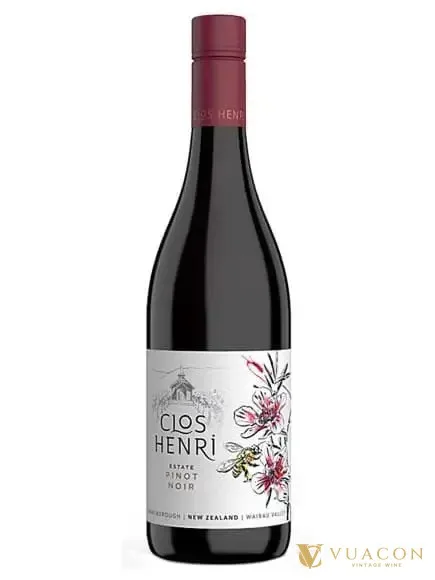 Rượu vang Clos Henri Estate Pinot Noir – Marlborough, New Zealand, 750ml