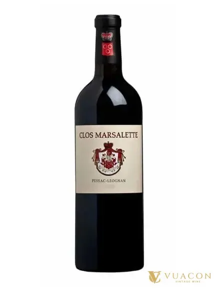 Rượu vang Clos Marsalette – Bordeaux, Pháp, 750ml