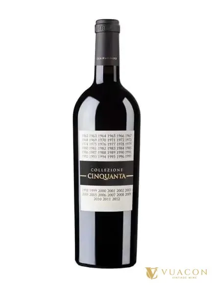 Rượu vang Collezione Cinquanta – Puglia, Ý, 750ml