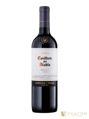 Rượu vang Concha Y Toro Casillero Del Diablo Reserva Merlot – Chile, 750ml