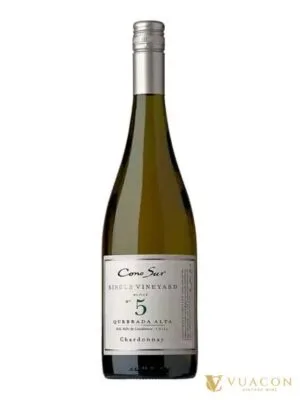 Rượu vang Cono Sur Single Vineyard Chardonnay – Chile, 750ml