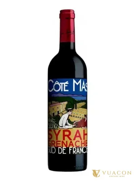 Rượu vang Cote Mas Syrah Grenache – Pháp, 750ml