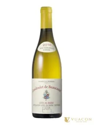 Rượu vang Coudoulet de Beaucastel Blanc – Côtes du Rhône, Pháp, 750ml