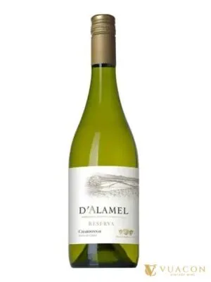 Rượu vang D’Alamel Reserva Chardonnay – Chile, 750ml