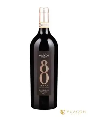 Rượu vang Dezzani 80 Anni – Ý, 750ml