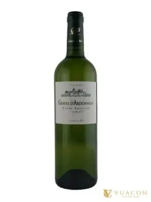 Rượu vang Domaine des Graves d’Ardonneau Cuvee Prestige White – Bordeaux, Pháp, 750ml