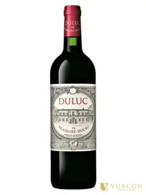 Rượu vang Duluc de Branaire Ducru – Bordeaux, Pháp, 750ml